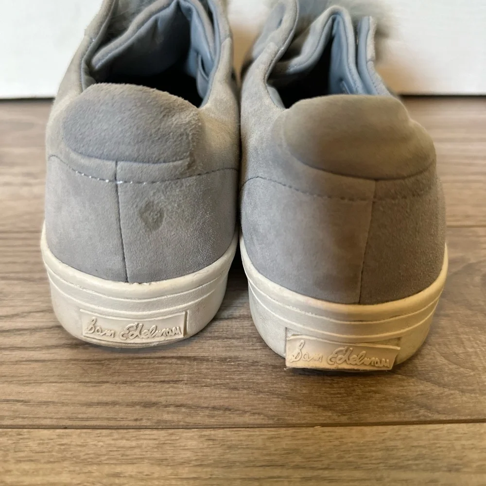 Sam Edelman Leya Blue and White Sneakers